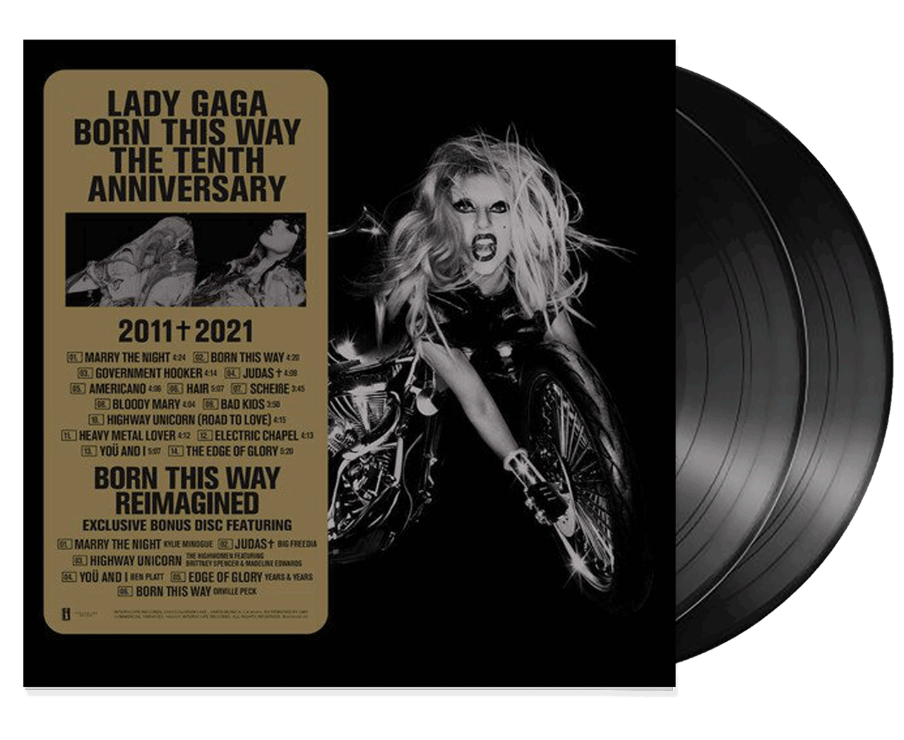 Lady Gaga ‎– Born This Way (The Tenth Anniversary) / Born This Way  Reimagined (Vinilo, 2 LP, Ed. EU, 2021)