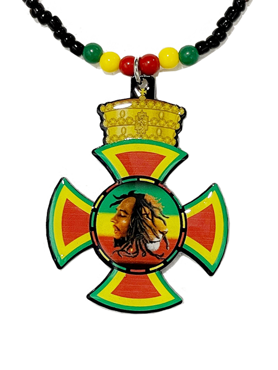 Bob Marley Beaded Necklaces - JAMAICA – ZIONGATES Culcha Shop