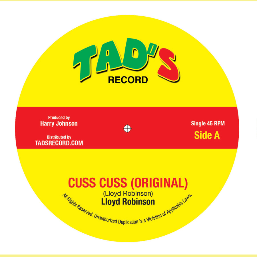 Lloyd Robinson / Cuss Cuss レゲエ レコード Cuss Cuss (Original) - Lloyd Robinson (7 Inch Vinyl) - VP Reggae
