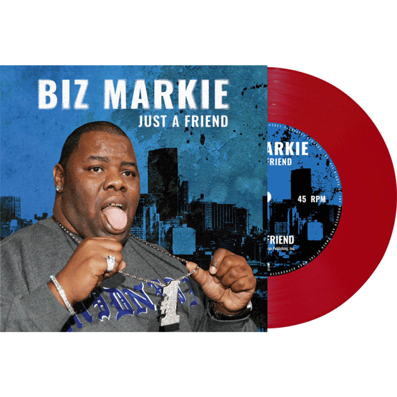 Just A Friend (Ltd Edition Red Vinyl) Biz Markie (7 Inch Vinyl) VP  Reggae