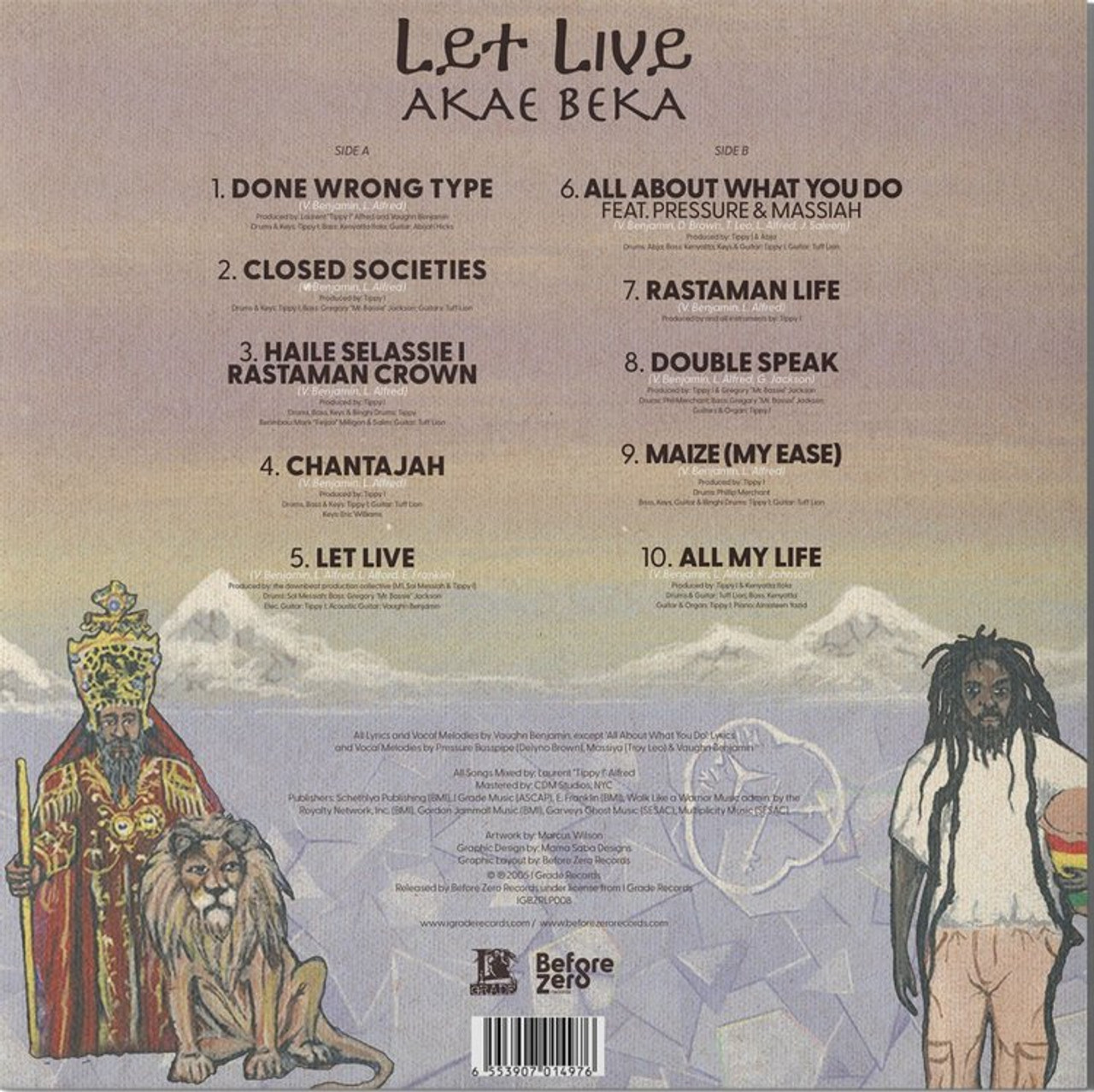 Let Live - Akae Beka (LP) - VP Reggae