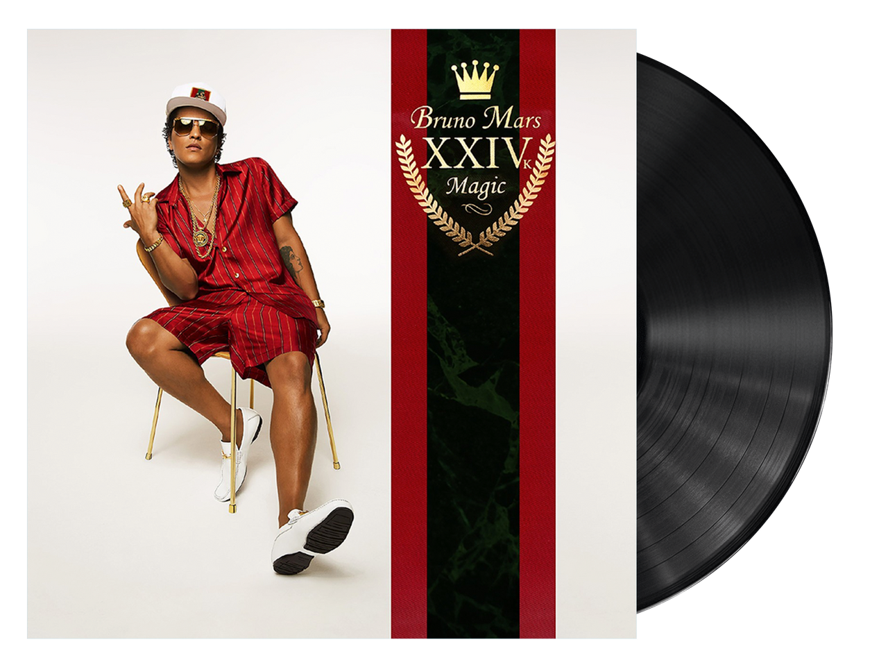 Bruno Mars ブルーノマーズ 24k Magic レコード LP盤 新品 24k Magic (Ltd Edition Clear Vinyl) - Bruno Mars (LP) - VP