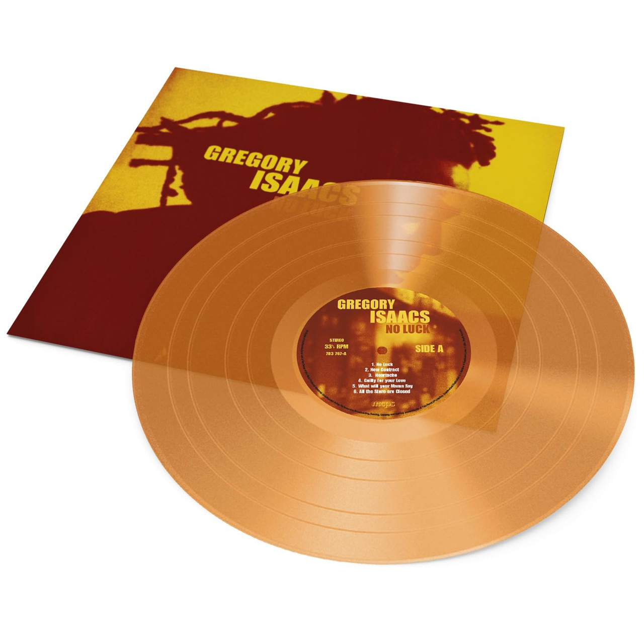 No Luck (Translucent Orange Vinyl) - Gregory Isaacs (LP