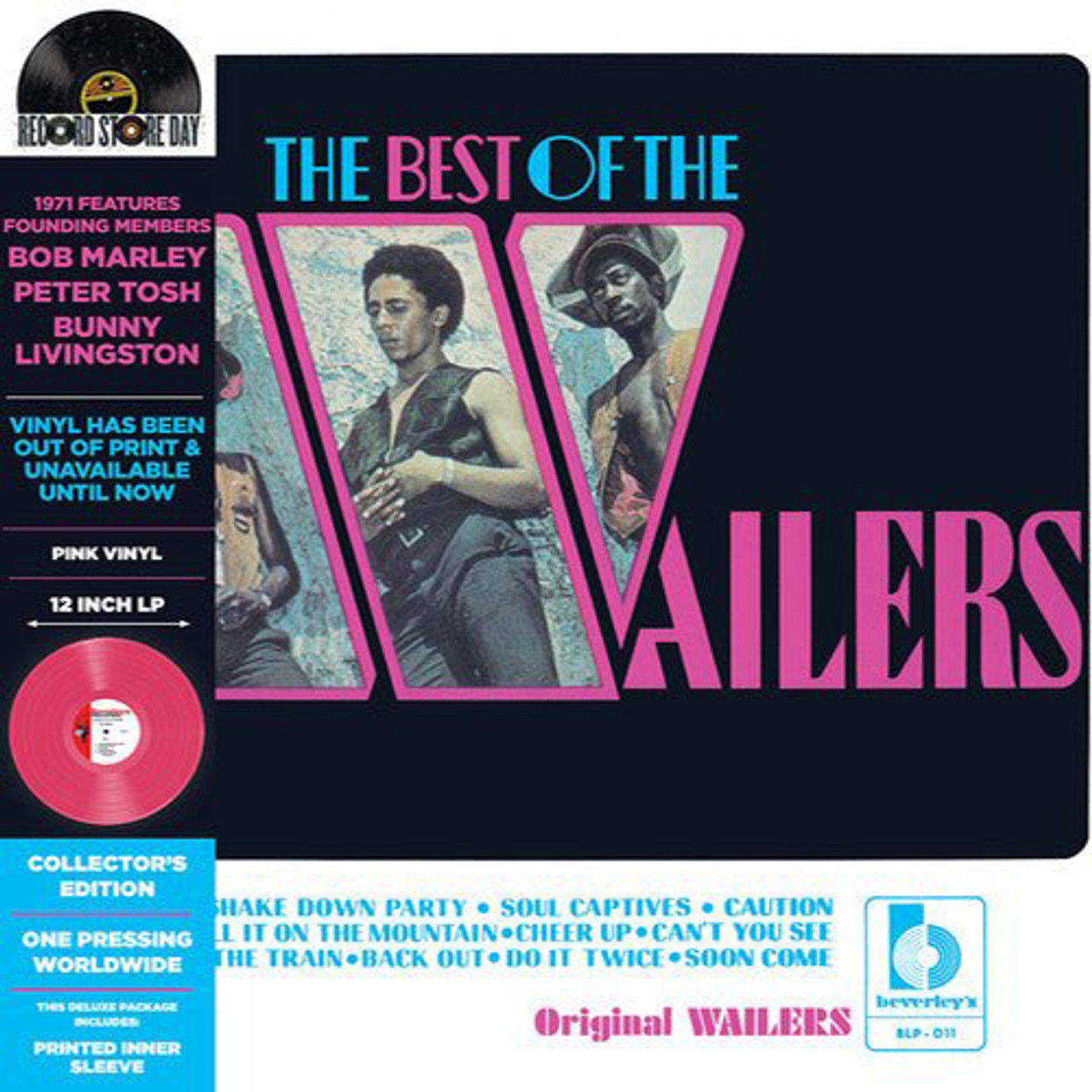 米LP Wailers Best Of The Wailers (Pink Vinyl) LLM783750 LMLR US /00250 The Best Of The Wailers (Pink Vinyl) - The Wailers (LP) - VP