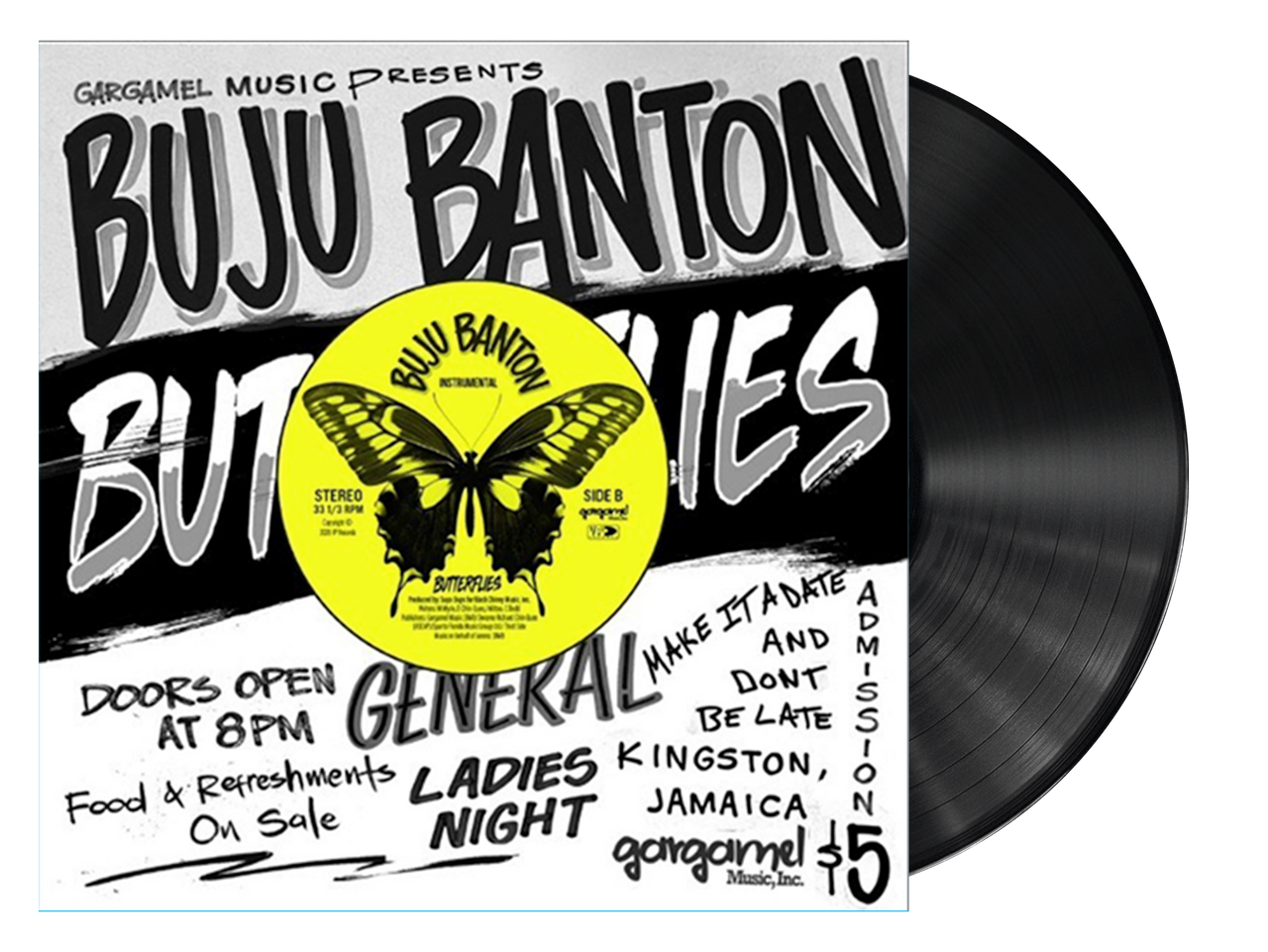 Buju Banton 7インチ レコード 9枚セット Butterflies - Buju Banton (7 Inch Vinyl) - VP Reggae