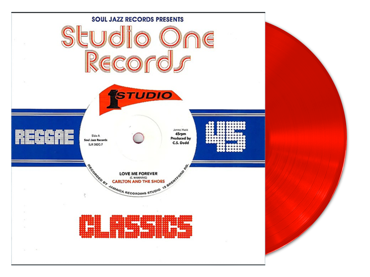 Love Me Forever / Never Let Go (Red Vinyl) - Carlton and The Shoes