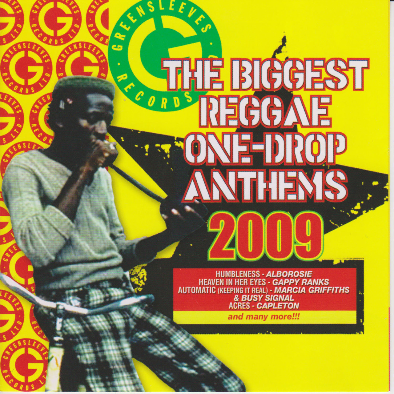 THE BIGGEST REGGAE ONE DROP ANTHEMS 2009 VARIOUS ARTISTS