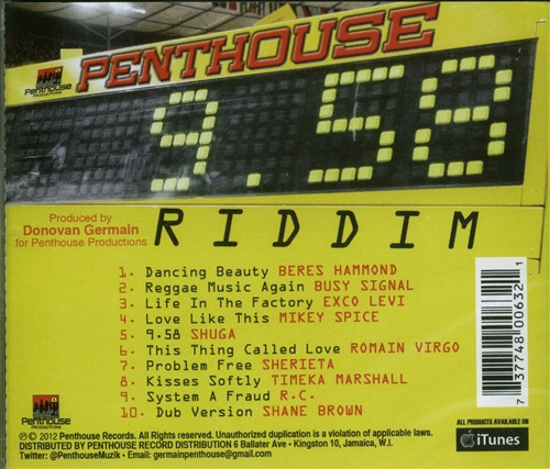 Penthouse Riddim 7インチレコード 2枚セット PENTHOUSE 9.58 RIDDIM / VARIOUS ARTISTS