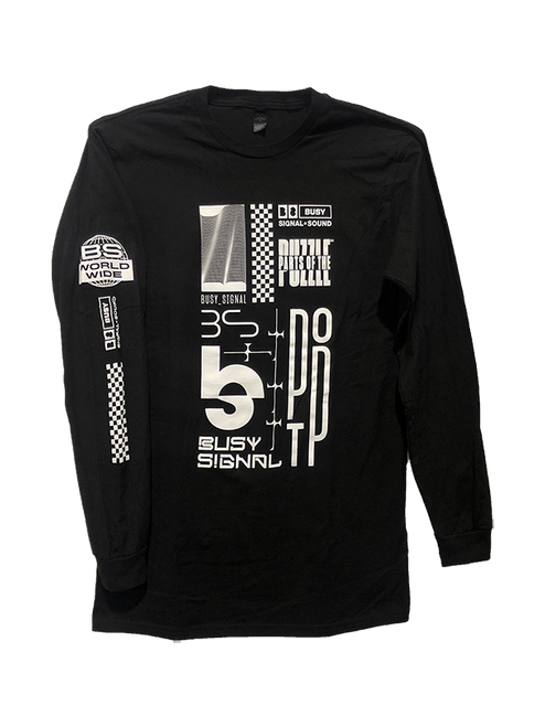 Busy Logo Scatter Long Sleeve