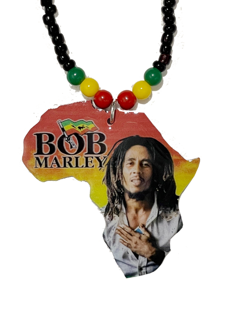 Bob Marley Beaded Necklaces JAMAICA - Etsy