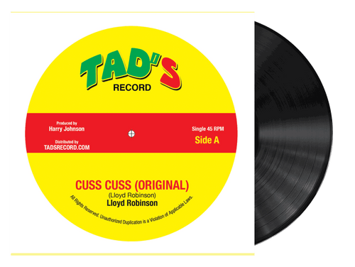 Cuss Cuss (Original)  - Lloyd Robinson (7 Inch Vinyl)