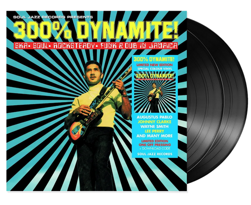 300% Dynamite! Ska, Soul, Rocksteady, Funk And Dub (Yellow Vinyl) - Soul Jazz Records Presents (2LP)