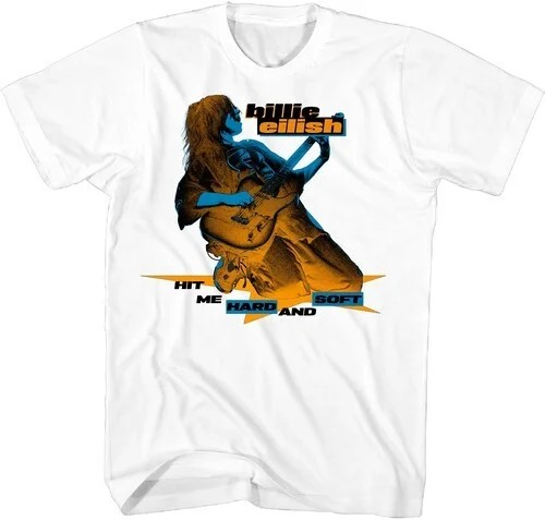 Hit Me Hard And Soft T-Shirt / White Medium - Billie Eilish