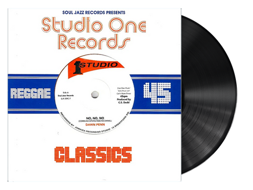No No No / Ghetto Organ (Orange Vinyl) - Dawn Penn / Jackie Mittoo (7 Inch Vinyl)