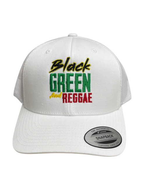 Black Green And Reggae Trucker Cap
