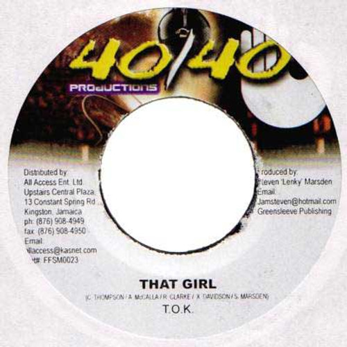 That Girl - T.o.k (7 Inch Vinyl)