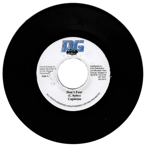 Don't Fear Dem - Capleton (7 Inch Vinyl)