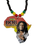 Bob Marley African Map Necklace 