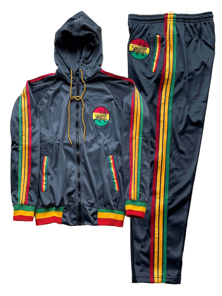 RD Rasta Tracksuit - Gray - VP Reggae