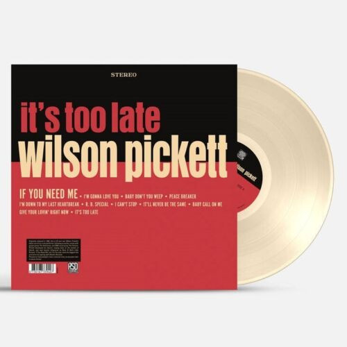 Tolate Cream It's Too Late (Cream Vinyl) - Wilson Pickett (LP) - VP Reggae