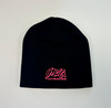 Beanie with Neon Pink Thread