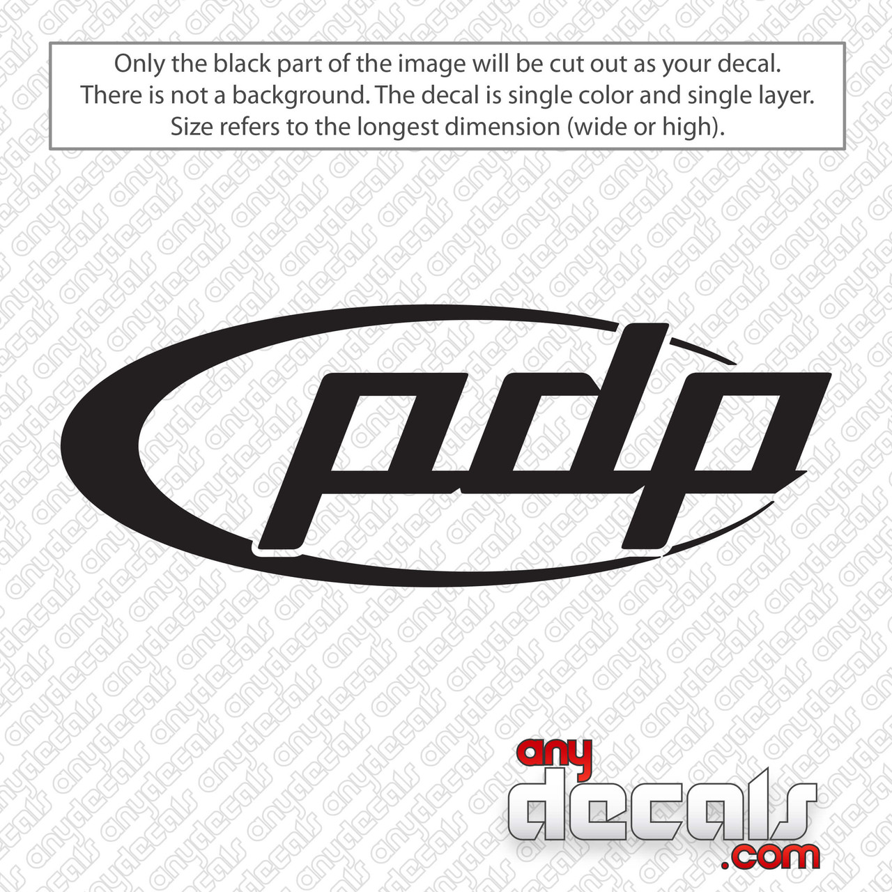 Gretsch Drums Bass Decal Vinyl Sticker