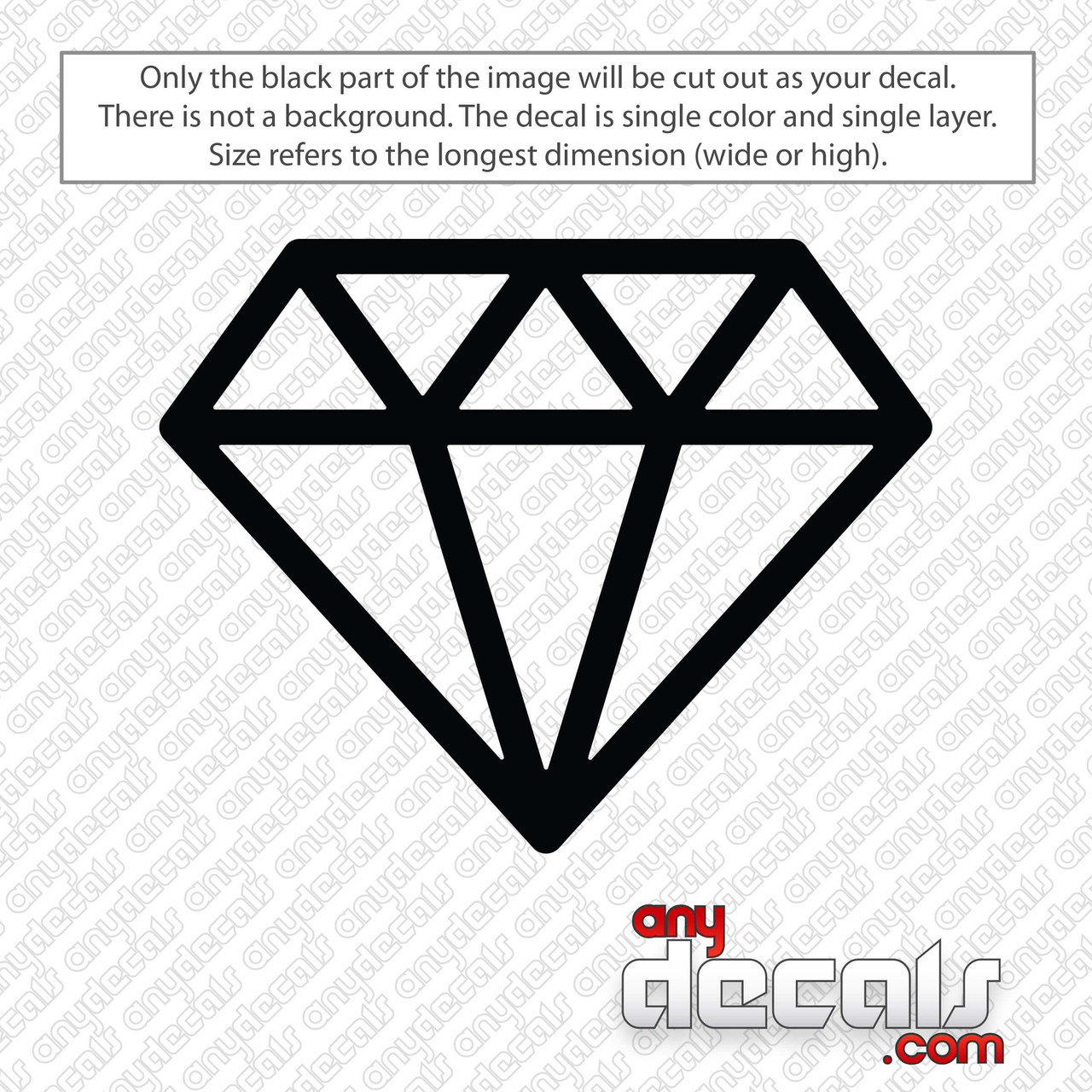 Diamond Decal Sticker