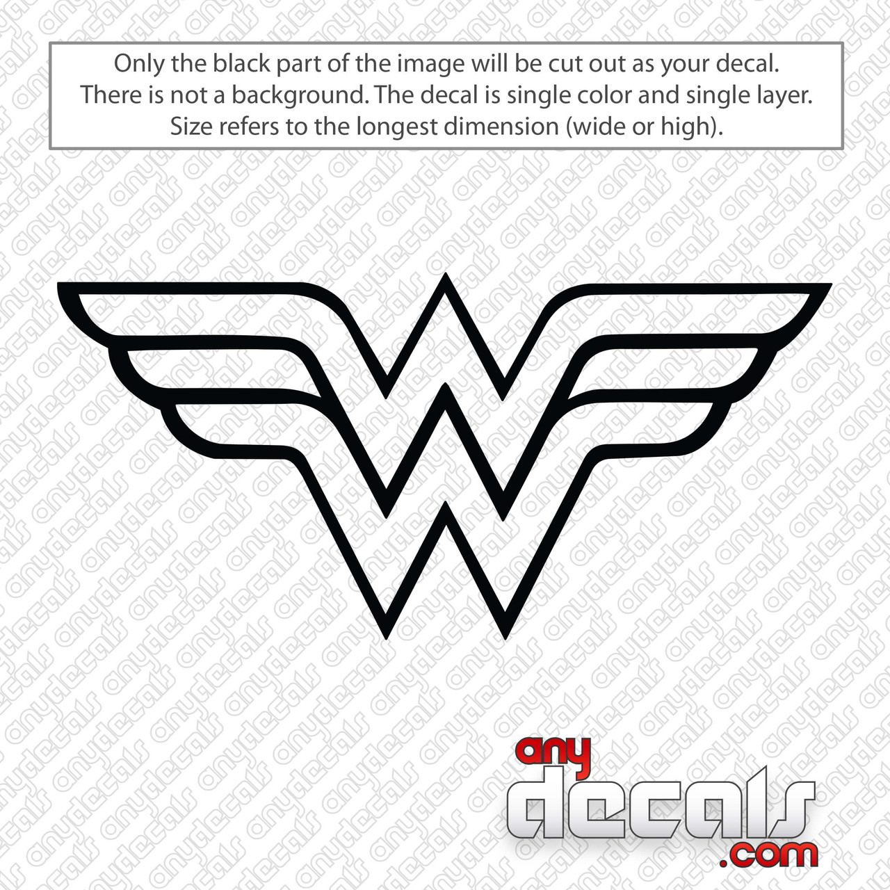 Download Wonder Woman Logo Black And White