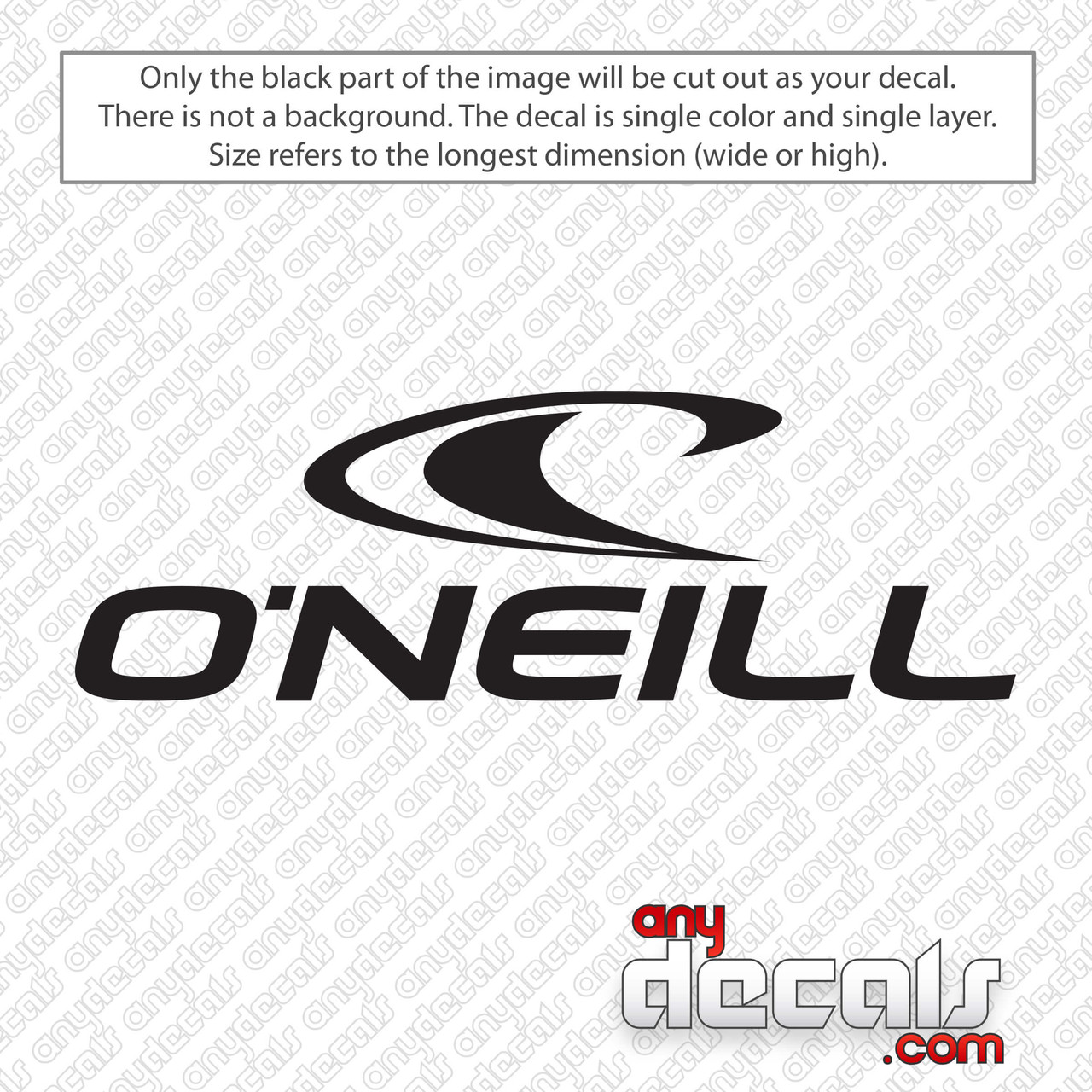 Oneill Emblem Decal Sticker