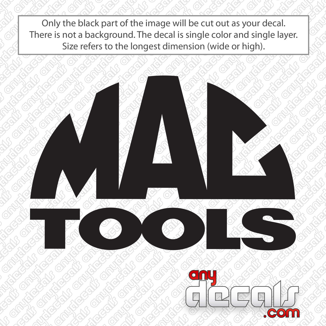 Mac Tools Logo Decal Sticker