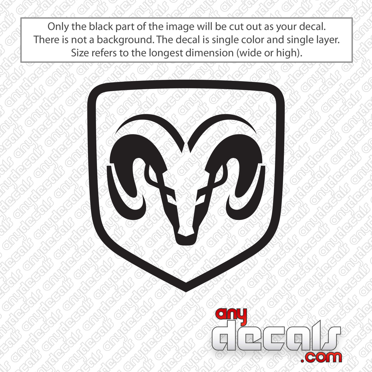 ram logo car