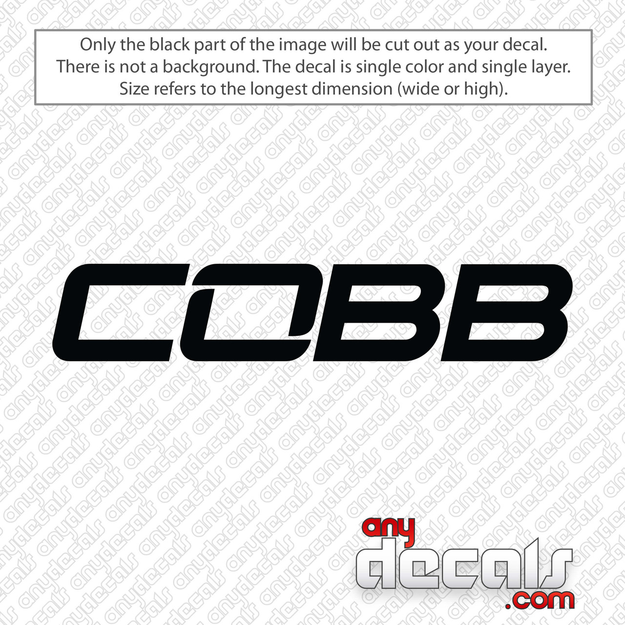 Cobb Tuning Logo Decal Sticker