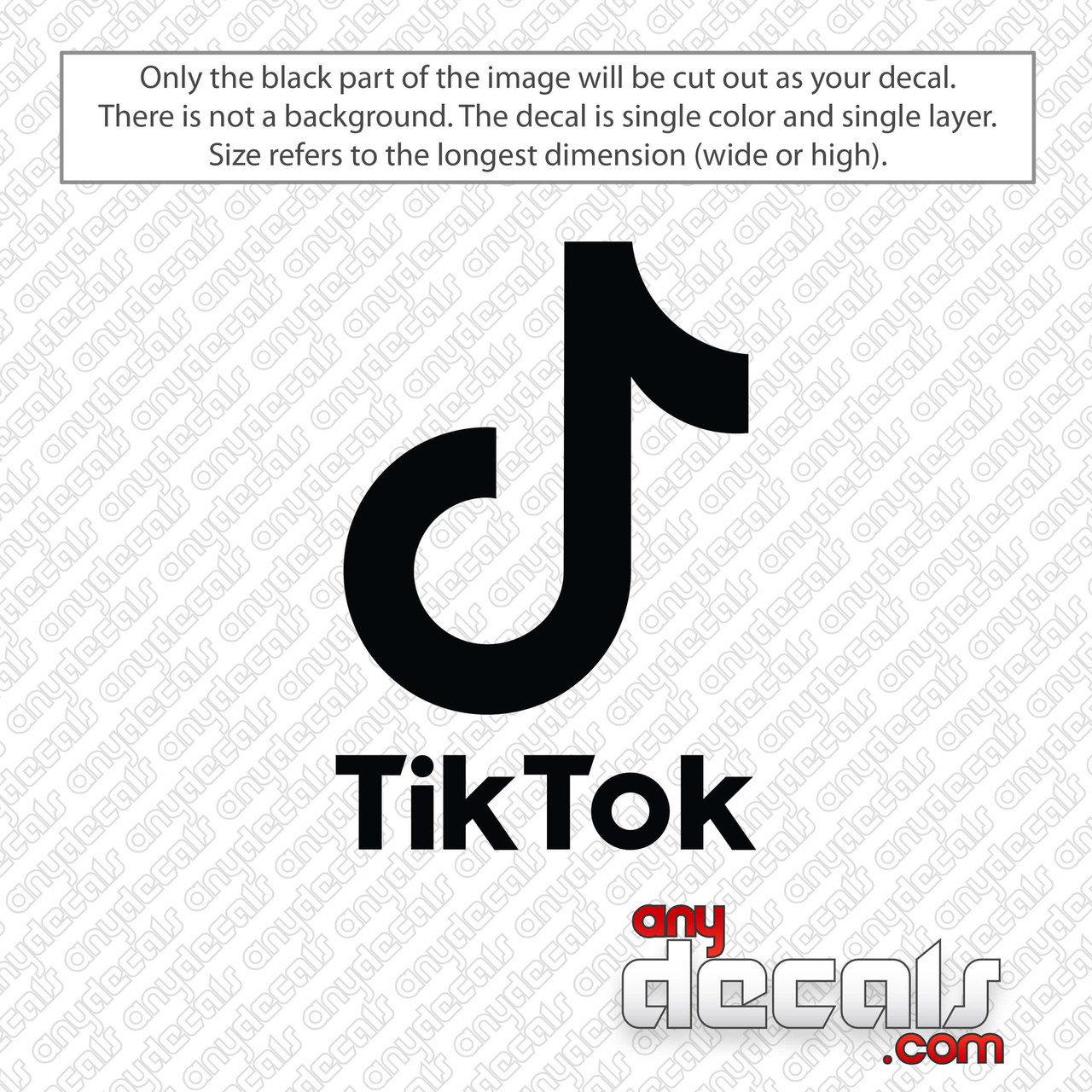 Tiktok Logo Decal Sticker Anydecals Com - staff only decal roblox
