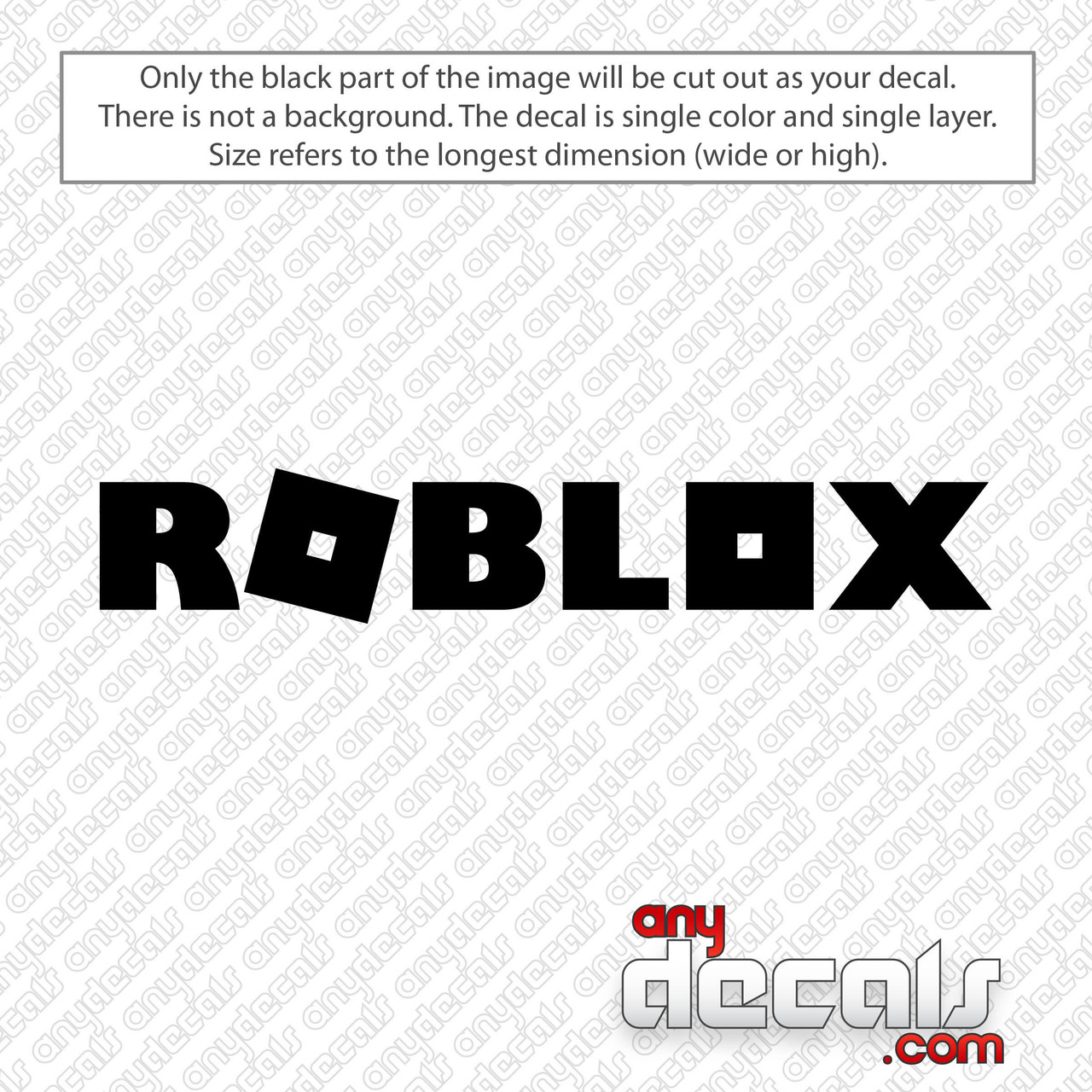 Roblox Logo Decal Sticker Anydecals Com - how to get to roblox decals