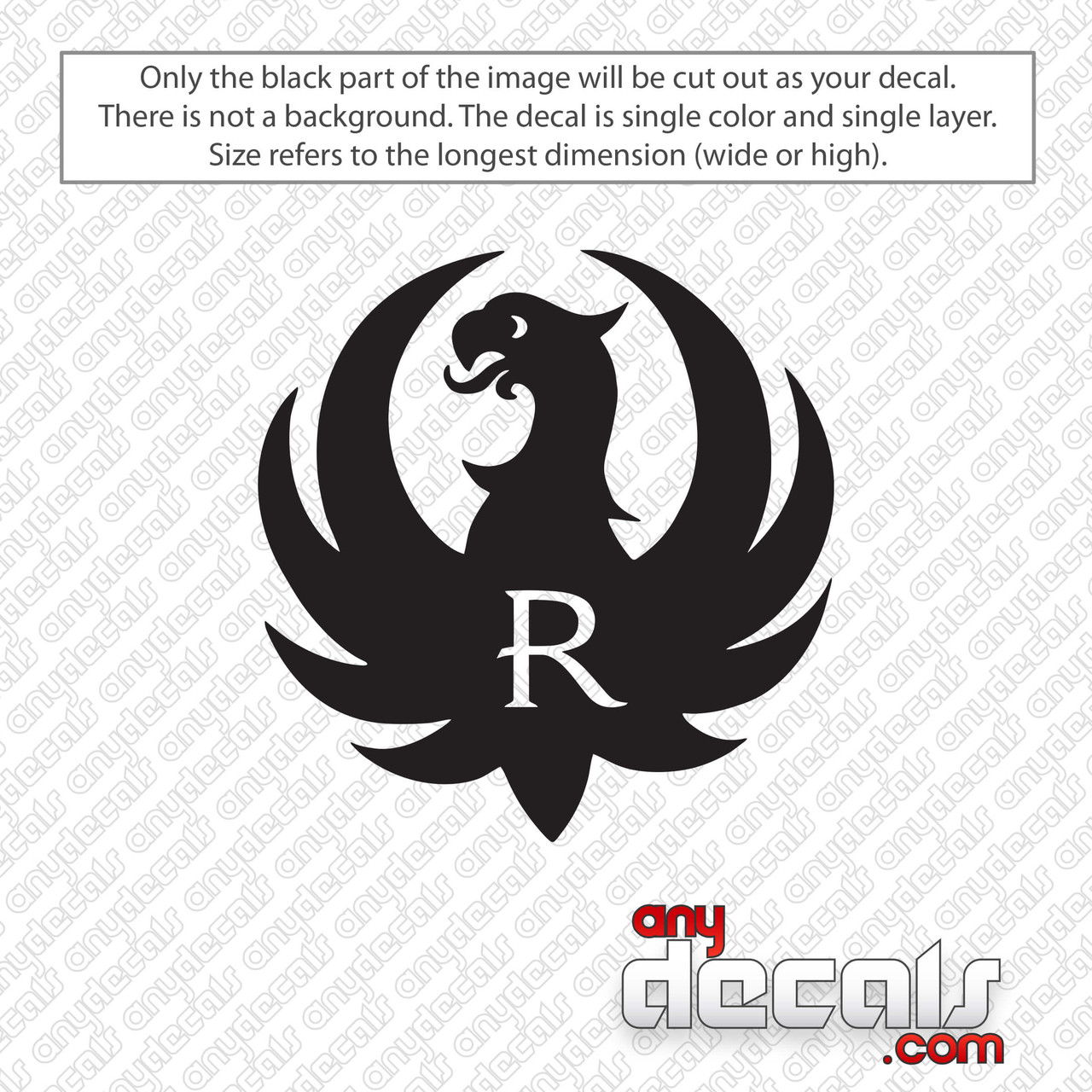 Ruger Emblem Decal Sticker