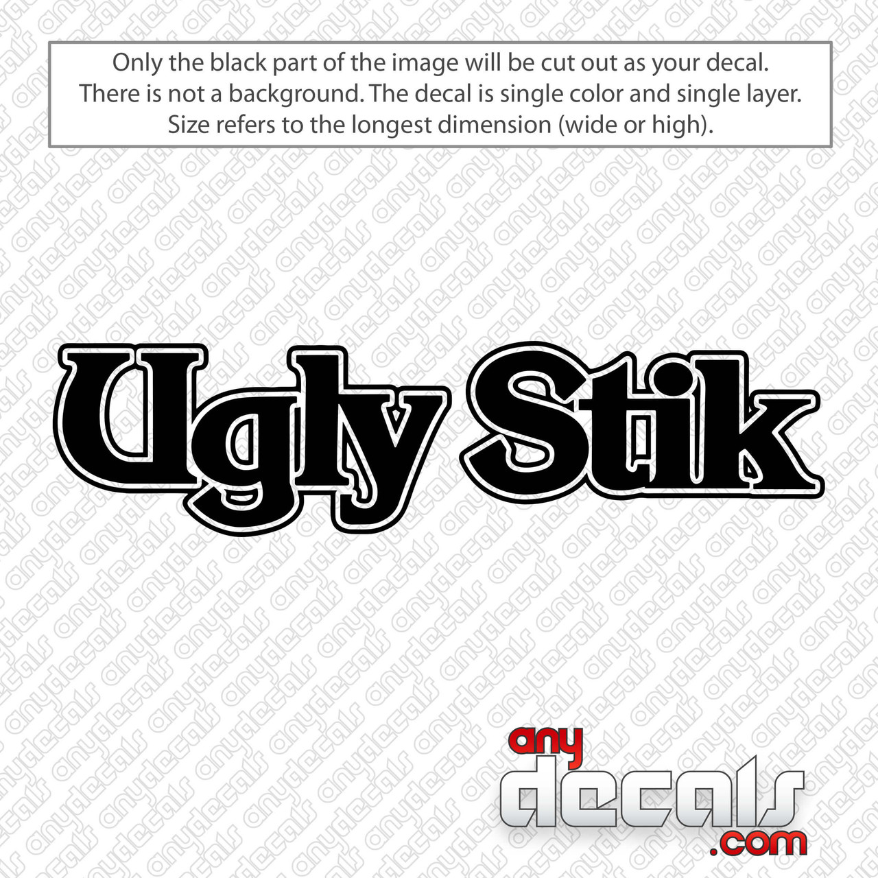 Ugly Stik Logo Decal Sticker 