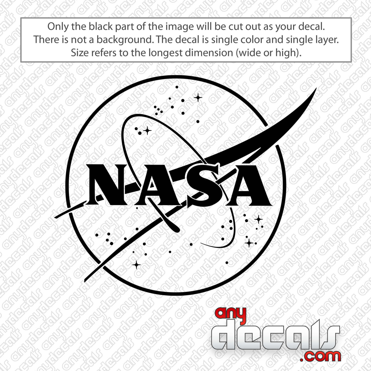 NASA Logo Decal Sticker