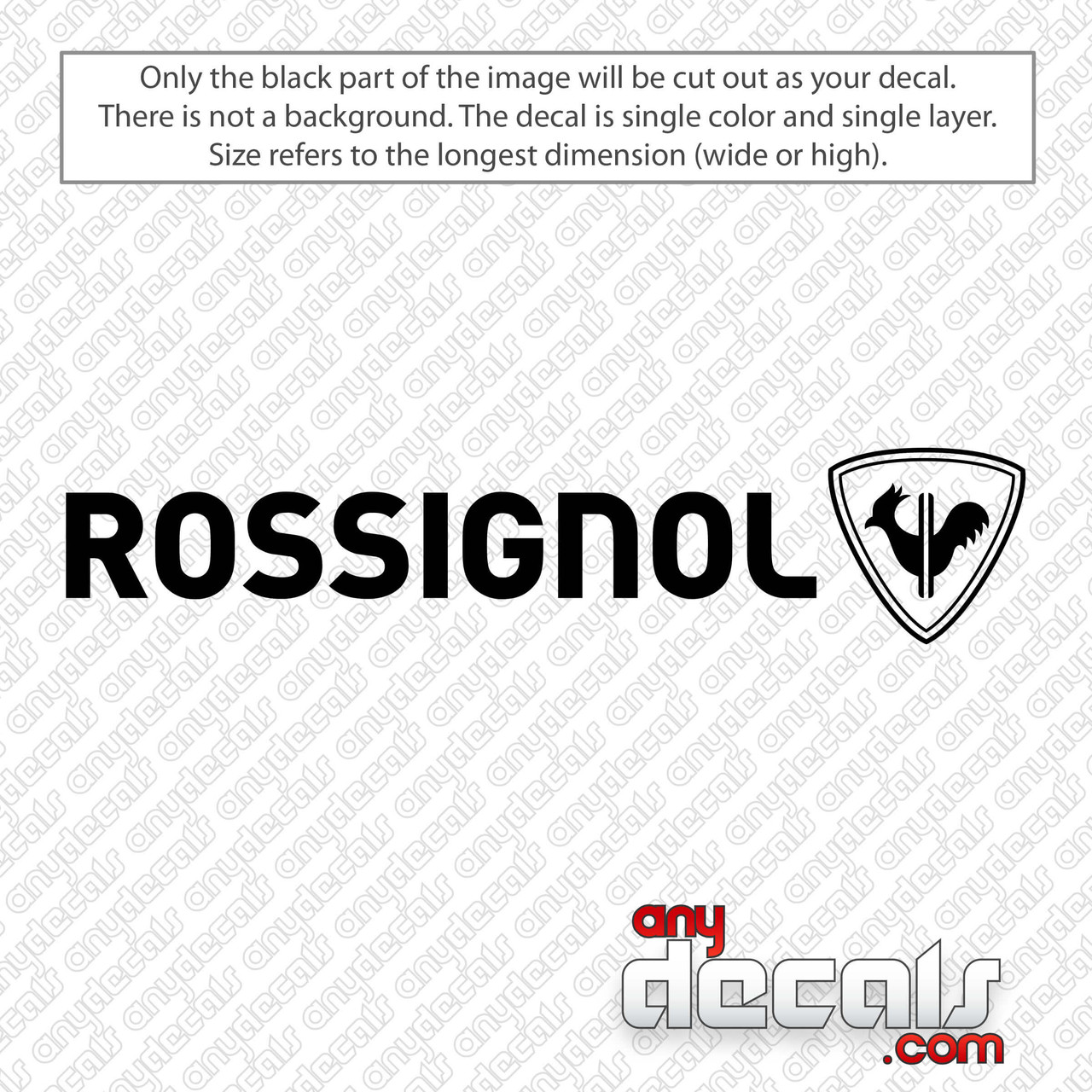 Rossignol Logo Decal Sticker - AnyDecals.com