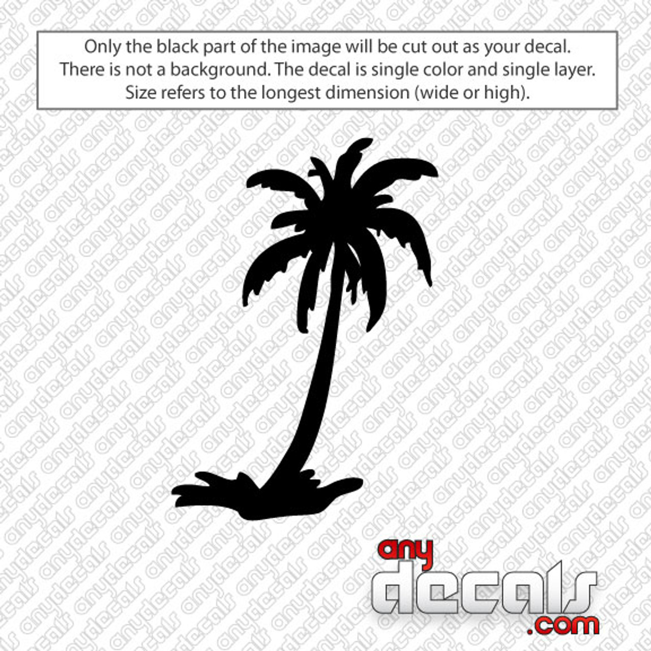 palm tree stickers for cars