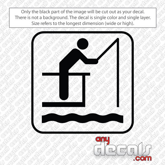Car Decals Car Stickers Fishing Car Decal