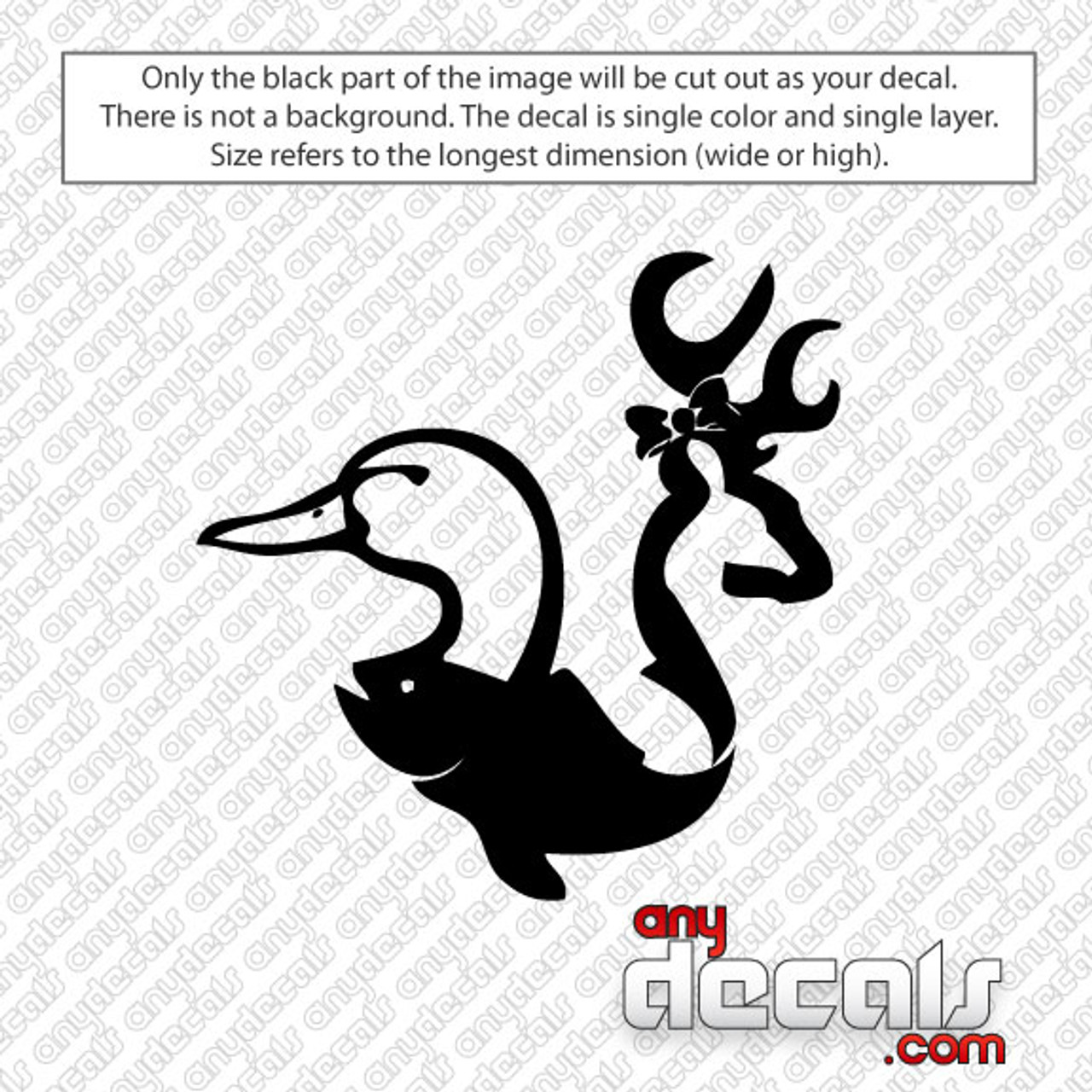 Car Decals - Car Stickers  Hunting Fish - Duck - Deer Car Decal