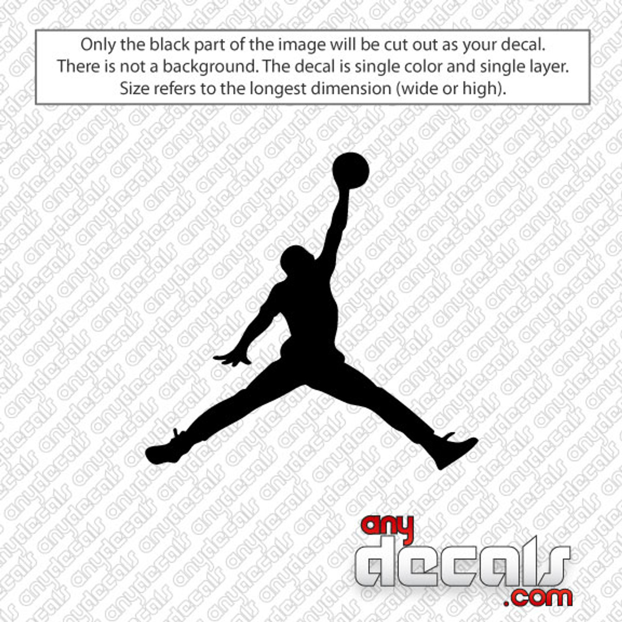 Jordan on sale car sticker