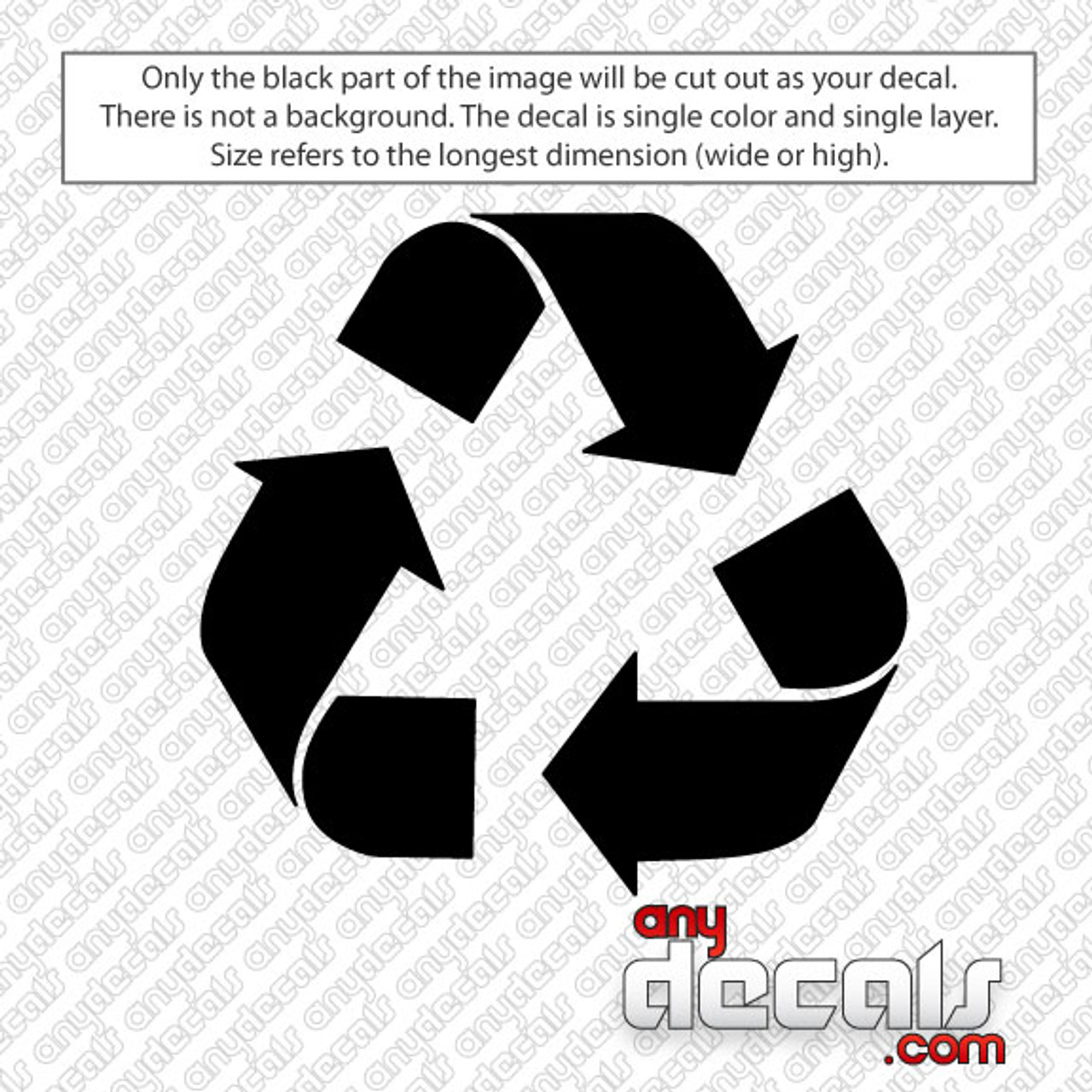 Recycle Reduce Reuse Logo Vector Sticker Stock Vector (Royalty Free)  748363420 | Shutterstock