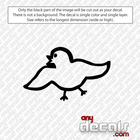 Animal Car Decals Car Stickers Bird Car Decal 6
