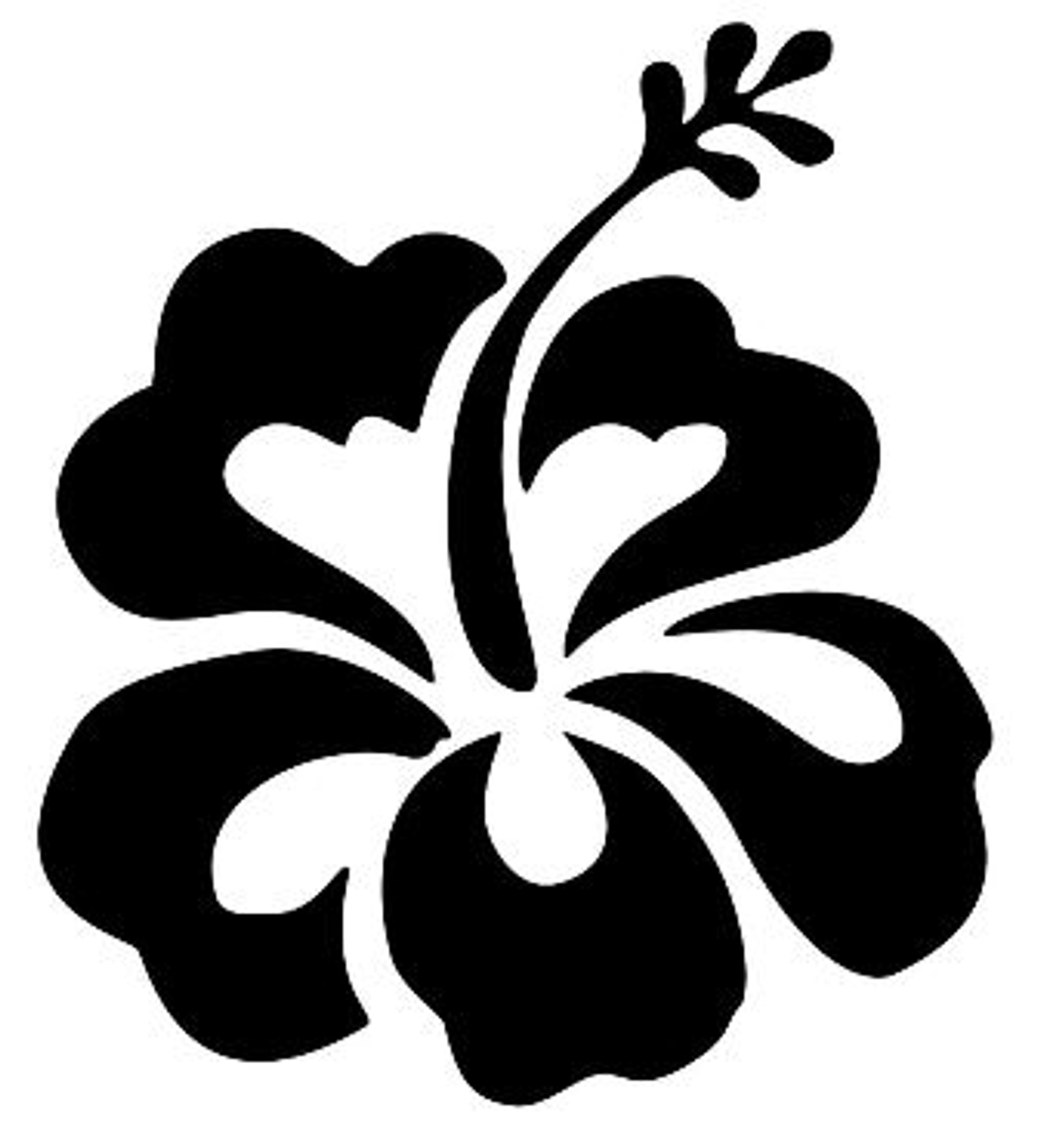 flower car decals car stickers hibiscus flower car decal