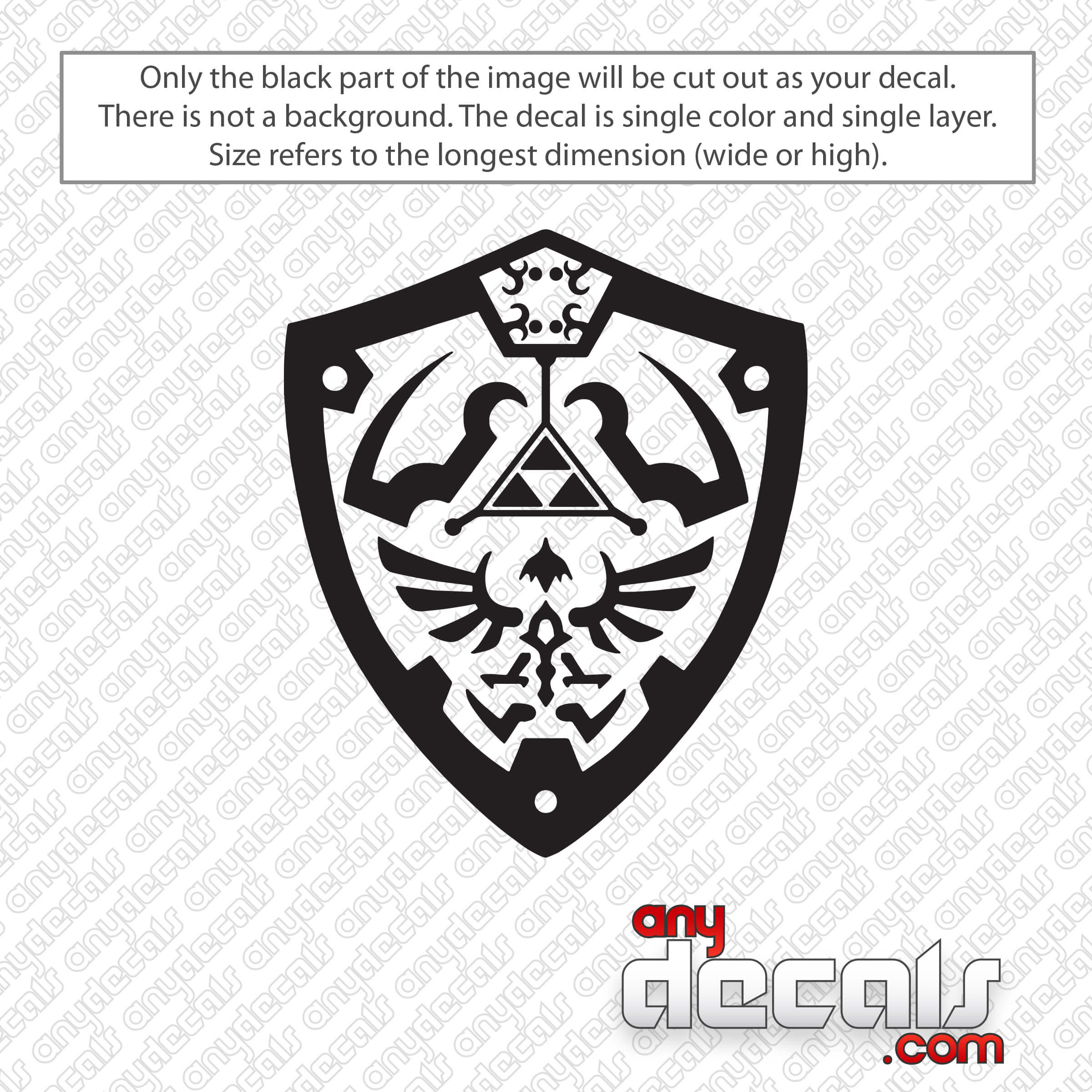 Zelda Rupee Decal Sticker