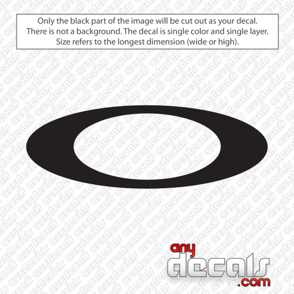 Oakley 90's Logo Decal Sticker 