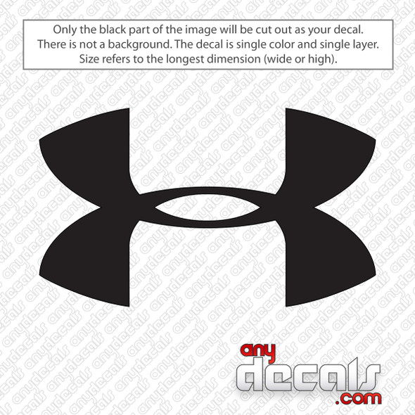 Under Armour Emblem Logo Decal Sticker