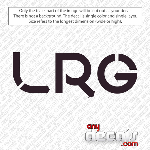 LRG Cycle Logo Decal Sticker