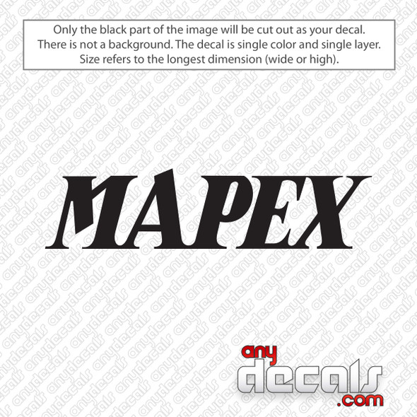 Mapex Logo Decal Sticker